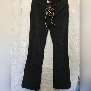 Tommy Hilfiger Jeans Black Corduroy Flare Pants